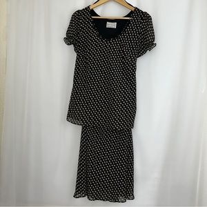 Women’s Karin Stevens Skirt and Top Set Size 12